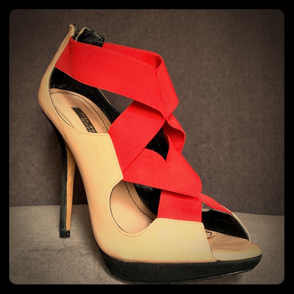 Zara Woman Patch-Work Stilettos